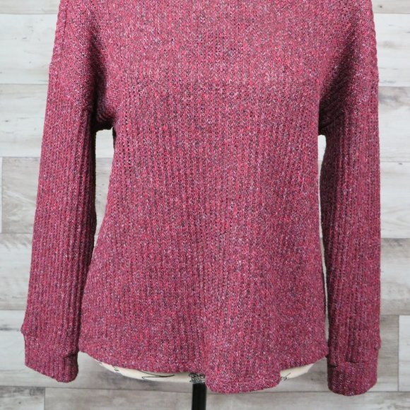 L.I.F.E.*‎ Women's Long Sleeve Crew Neck High/Low Hem Pullover Sweater~ Size Med - Picture 2 of 11